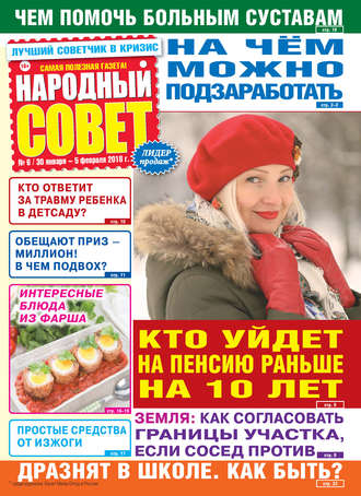 Обложка книги «Народный совет №06/2018»