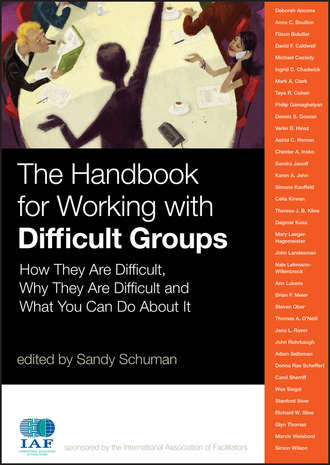 Sandy  Schuman. The Handbook for Working with Difficult Groups. How They Are Difficult, Why They Are Difficult and What You Can Do About It