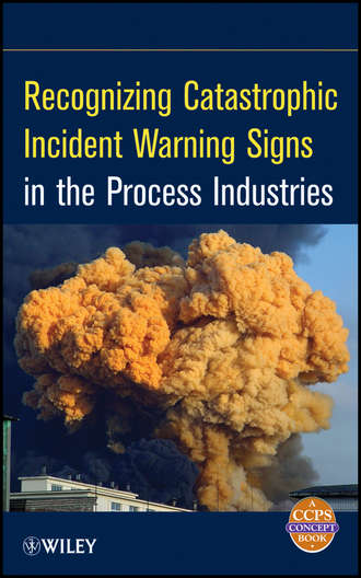 CCPS (Center for Chemical Process Safety). Recognizing Catastrophic Incident Warning Signs in the Process Industries