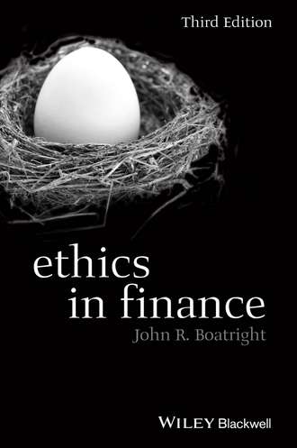 John Boatright R.. Ethics in Finance