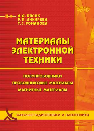 Обложка книги «Материалы электронной техники. Полупроводники. Проводниковые материалы. Магнитные материалы»