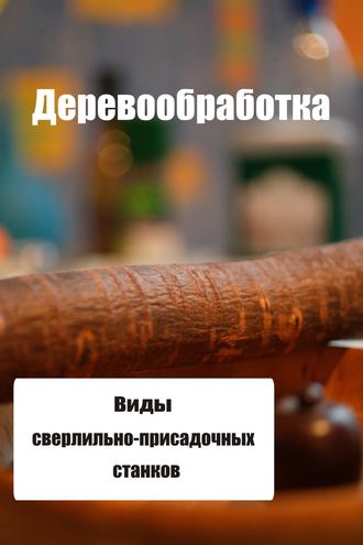 Обложка книги «Виды сверлильно-присадочных станков»