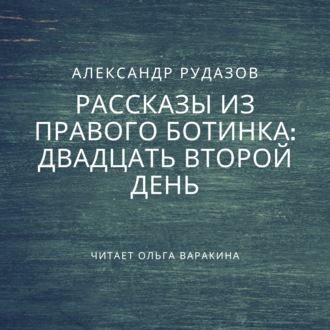 Обложка книги «Двадцать второй день»