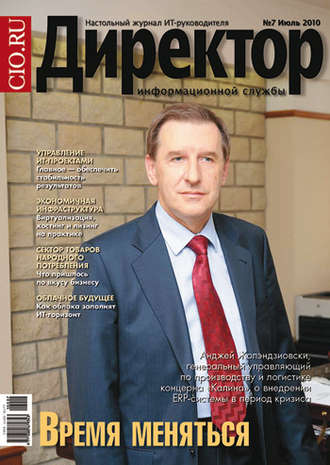 Обложка книги «Директор информационной службы №07/2010»