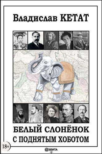 Обложка книги «Белый слонёнок с поднятым хоботом»