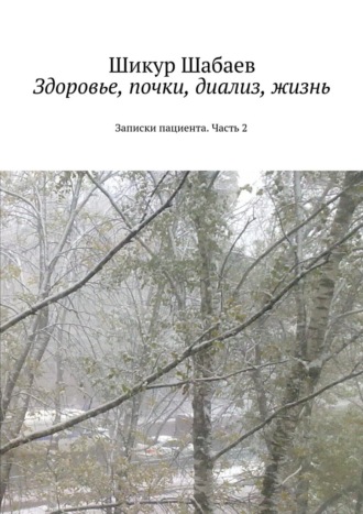 Шикур Шавкетович Шабаев. Здоровье, почки, диализ, жизнь. Часть 2. Записки пациента