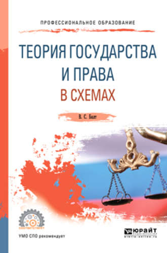 Виктор Сергеевич Бялт. Теория государства и права в схемах. Учебное пособие для СПО