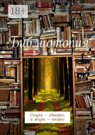 Обложка книги «Библиотопия. Сказка – единорог, а жизнь – носорог»