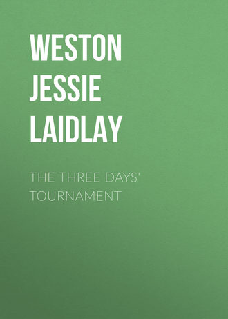 Обложка книги «The Three Days' Tournament»