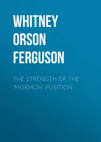 Whitney Orson Ferguson. The Strength of the 'Mormon' Position