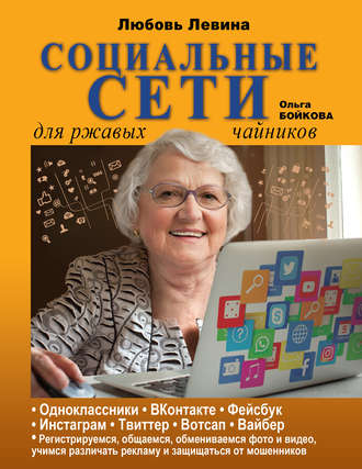 Обложка книги «Социальные сети для ржавых чайников»