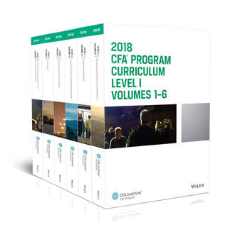 CFA Institute. CFA Program Curriculum 2018 Level I