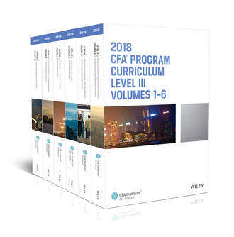 CFA Institute. CFA Program Curriculum 2018 Level III