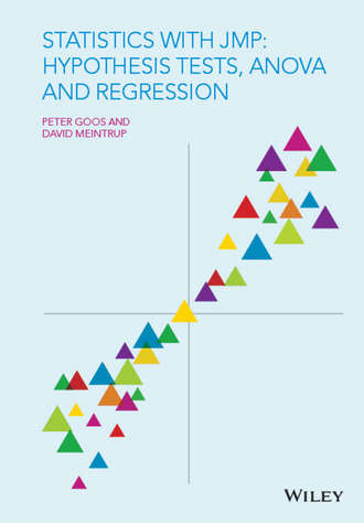 Peter Goos. Statistics with JMP: Hypothesis Tests, ANOVA and Regression