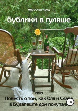 Обложка книги «Бублики в гуляше, или Повесть о том, как Оля и Слава в Будапеште дом покупали»