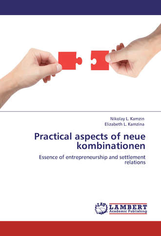 Обложка книги «Practical aspects of neue kombinationen. Essence of entrepreneurship and settlement relations»