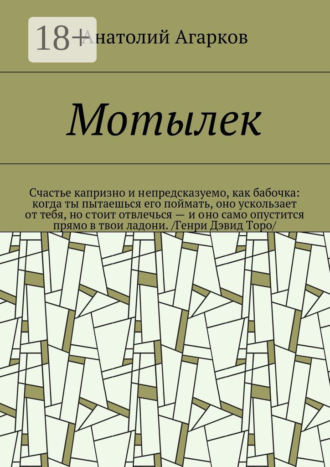 Обложка книги «Мотылек»