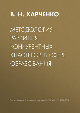 В. Н. Харченко. Методология развития конкурентных кластеров в сфере образования