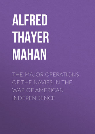 Обложка книги «The Major Operations of the Navies in the War of American Independence»