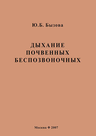 Ю. Б. Бызова. Дыхание почвенных беспозвоночных