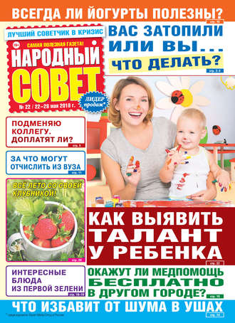 Обложка книги «Народный совет №22/2018»