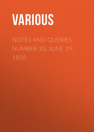 Обложка книги «Notes and Queries, Number 35, June 29, 1850»