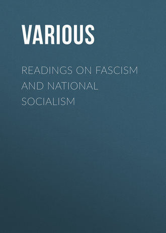 Обложка книги «Readings on Fascism and National Socialism»