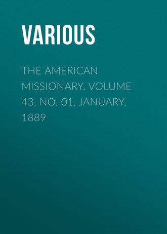 Обложка книги «The American Missionary. Volume 43, No. 01, January, 1889»