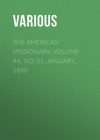 Обложка книги «The American Missionary. Volume 44, No. 01, January, 1890»