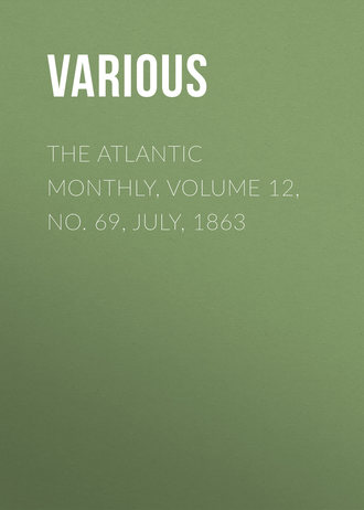 Обложка книги «The Atlantic Monthly, Volume 12, No. 69, July, 1863»