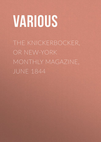 Обложка книги «The Knickerbocker, or New-York Monthly Magazine, June 1844»