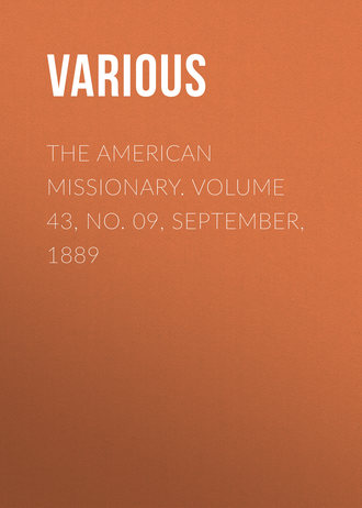 Обложка книги «The American Missionary. Volume 43, No. 09, September, 1889»