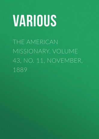 Обложка книги «The American Missionary. Volume 43, No. 11, November, 1889»