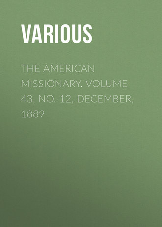 Обложка книги «The American Missionary. Volume 43, No. 12, December, 1889»