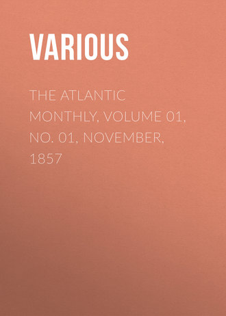 Обложка книги «The Atlantic Monthly, Volume 01, No. 01, November, 1857»
