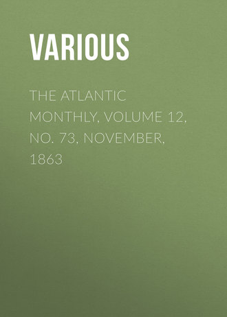 Обложка книги «The Atlantic Monthly, Volume 12, No. 73, November, 1863»