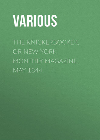 Обложка книги «The Knickerbocker, or New-York Monthly Magazine, May 1844»