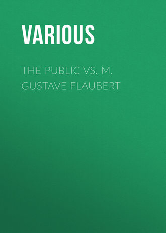 Обложка книги «The Public vs. M. Gustave Flaubert»
