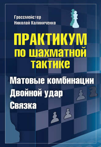 Обложка книги «Практикум по шахматной тактике. Матовые комбинации. Двойной удар. Связка»