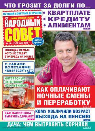 Обложка книги «Народный совет №25/2018»