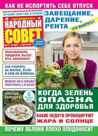 Обложка книги «Народный совет №27/2018»