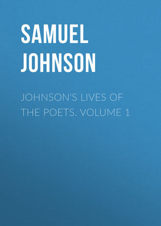 Обложка книги «Johnson's Lives of the Poets. Volume 1»