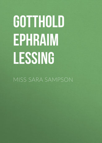 Обложка книги «Miss Sara Sampson»