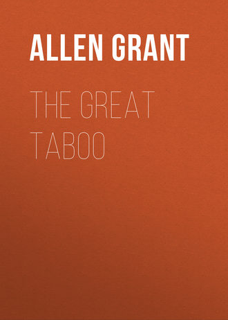 Обложка книги «The Great Taboo»