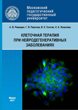 Обложка книги «Клеточная терапия при нейродегенеративных заболеваниях»