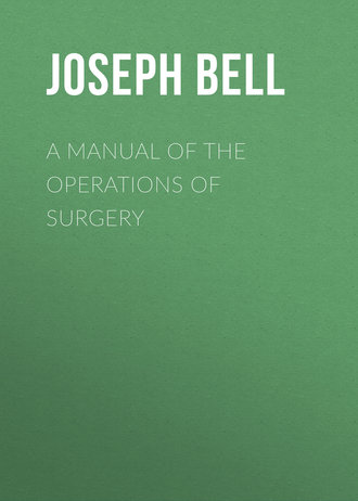 Обложка книги «A Manual of the Operations of Surgery»
