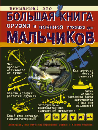 Обложка книги «Большая книга оружия и военной техники для мальчиков»