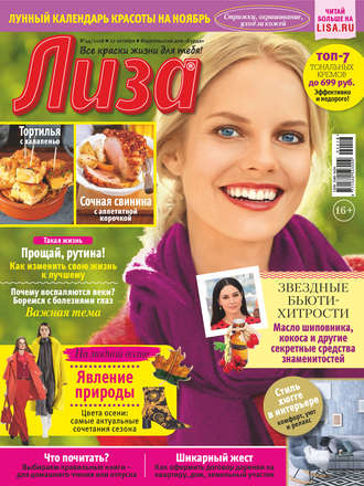 Обложка книги «Журнал «Лиза» №44/2018»