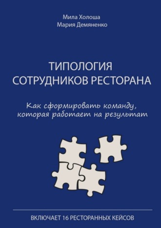 Мила Холоша. Типология сотрудников ресторана. Как сформировать команду, которая работает на результат