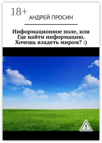 Обложка книги «Информационное поле, или Где найти информацию. Хочешь владеть миром? :)»